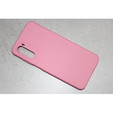 Imagem de Capa Protetora em Silicone Premium para Novo Motorola Moto G52 - Rosa Bebe