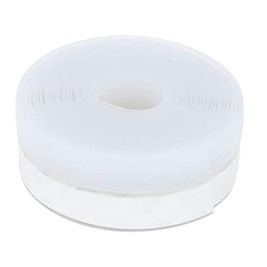 Imagem de Veda??o de silicone,decapagem autoadesiva de janela de porta, tira de veda??o de porta para portas de vidro sem moldura, arm¨¢rios, portas deslizantes, parte inferior da porta etc(35mm*5m), Veda