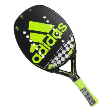 Imagem de Raquete de Beach Tennis Adidas Adipower Lite H14 Preta e Amarela