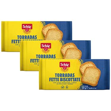 Imagem de Kit 3 Torrada Tradicional Fette sem Glúten 87g Schar