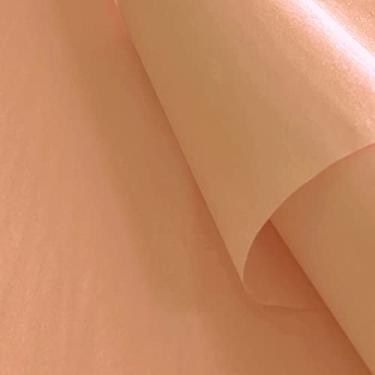 Imagem de Colors of Rainbow Papel de embrulho para presente (96 folhas, 50 cm x 36 cm) para sacos de presente, caixas de presente e cestas de presente, chá de bebê, projeto de artesanato (pêssego)