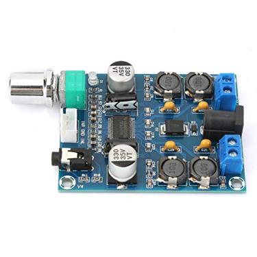 Imagem de Amplificador de áudio Fafeicy DC 12-28V, placa de amplificador de áudio de 2 canais 30TSP placa de amplificador de potência de canal duplo