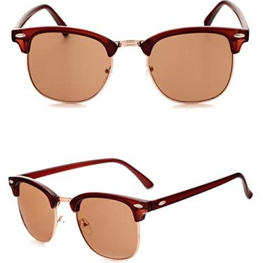 Imagem de Óculos de sol da moda Clássico Óculos de Sol Polarizados Homens Mulheres Retro Designer Vintage Óculos de Sol Feminino Masculino Moda Espelho Óculos de Sol, C7, Outros