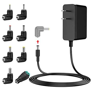 Imagem de MEROM Adaptador de fonte de alimentação de 12 V compatível com disco rígido WD Western Digital My Book Essential WD5000H1U-00 - plugue dos EUA