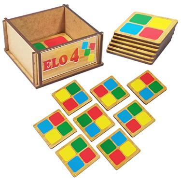 Jogo em madeira desafio e raciocínio lógico- Escape - Brinquedos