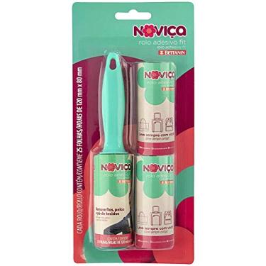 Imagem de Noviça - Rolo Adesivo Fit com 25 Folhas Tira Pelos, Acompanha 2 Refis, Bettanin