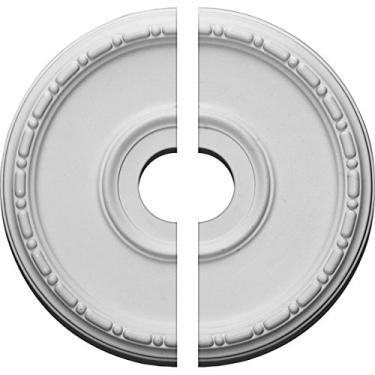 Imagem de Medalhão de teto Ekena Millwork 16 1/2"D x 3 1/2"ID x 1 1/2"P Medea, Divisor, 16 1/2"OD x 3 1/2"ID x 1 1/2"P (Fits Canopies up to 5 1/2"), Factory Primed