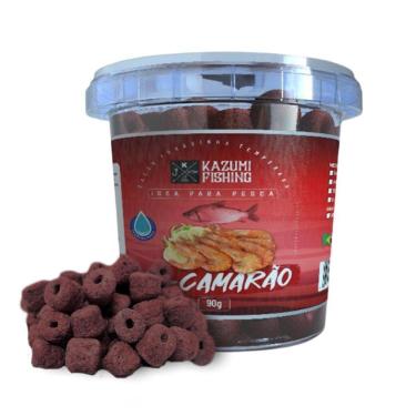 Imagem de 2 Ração Furadinha 90gr Pesca Essência Camarão E Coco