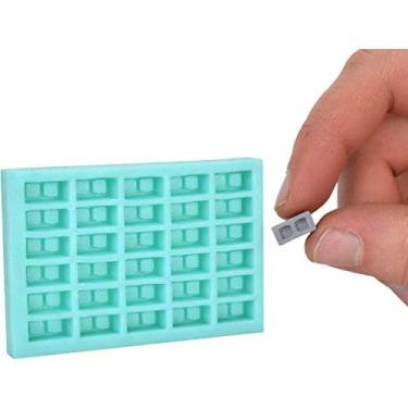 Imagem de Acacia Grove Molde de bloco de concreto em miniatura, borracha de silicone (escala 1:35)