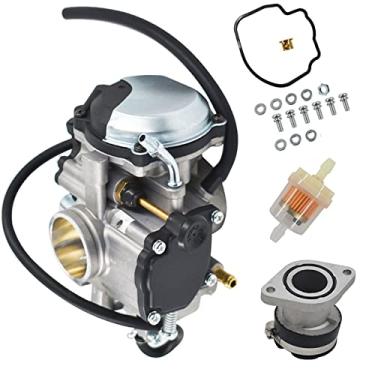 Imagem de Carburador e coletor de admissão para rastreador de urso Yamaha 250 YFM250 Carb
