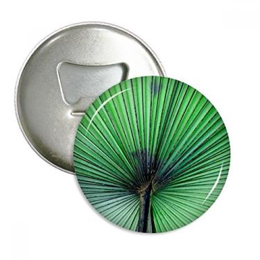 Imagem de Fotografia Folha Fresca Imagem Natureza Abridor de Garrafas Imã de Geladeira Emblema Multifuncional