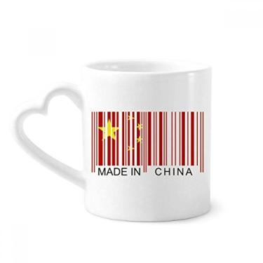 Imagem de China Bar Code National Chinese Mug Coffee Ceramic Drinkware Glass Heart Cup
