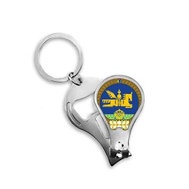 Imagem de Cortador de unhas com emblema nacional da Mongólia abridor de chaveiro tesoura