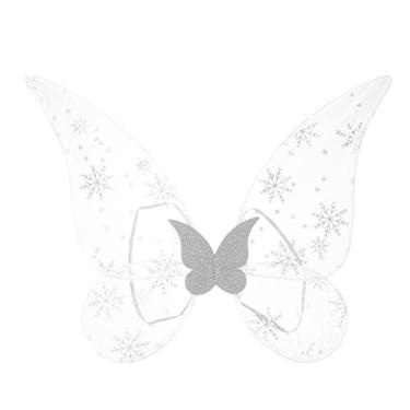Imagem de Asas de elfo com asas de borboletas brilhantes de floco de neve asas de Halloween de Natal asas para e mulheres adultos cosplay