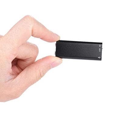Imagem de Henniu 8GB Mini USB Digital ou Gravador de Voz Ditafone MP3 Leitor de Música Dispositivo de Gravação Portátil 96hrs Arquivos Gravados para Palestras Reuniões Entrevista Classe