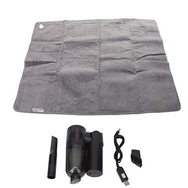 Imagem de Cobertor Elétrico, Cobertor Aquecido Confortável, Aquecimento Rápido, Ventilador Turbo Cinza para Escritório (Plugue UE 220V)