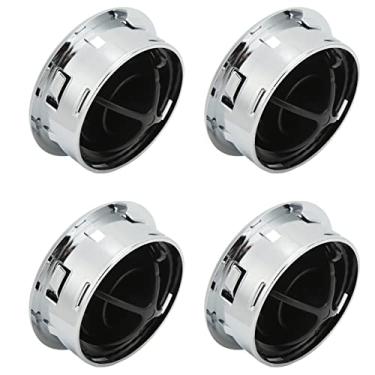 Imagem de Grelha de exaustão de painel de controle ABS resistente ao desgaste AC Ventilação de ar para RV para ônibus de carro