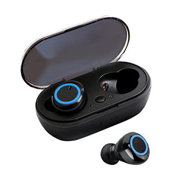 Imagem de Y50 BT5.0 True Wireless Headphones Sport Headset Touch Control Mini Earbuds Fones de ouvido int-auriculares com capa de carregamento de microfone
