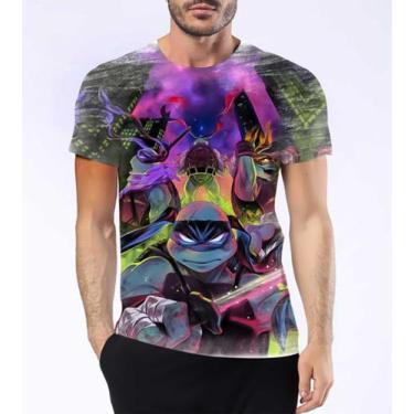 Imagem de Camisa Camiseta As Tartarugas Ninjas Rafa Leo Dona Miche 3 - Estilo Kr