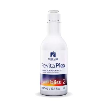 Imagem de Condicionador Duo TreeLiss Vegano RevitaPlex Tratamento Sem Sal Hidratação Reconstrução Cabelos Secos Danificados Vinagre de Maçã Luna Matrix 300ml