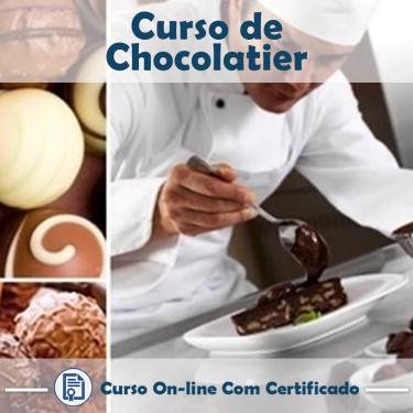 Imagem de Curso Online em videoaula de Chocolatier com Certificado + 2 brindes
