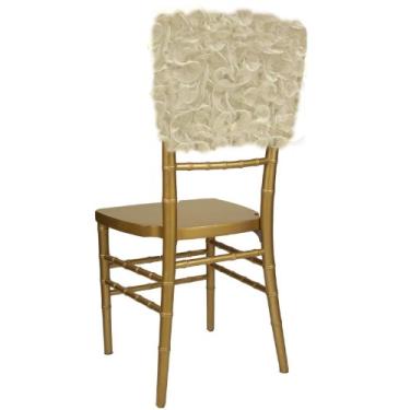 Imagem de Wildflower Linen Isabella Chiavari Boné para cadeira, marfim