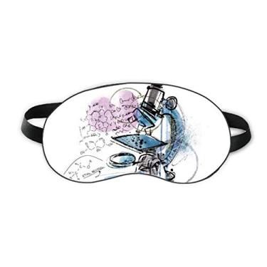 Imagem de Chemistry Kowledge Microscópio Sleep Eye Shield Soft Night Vlindfold Shade Cover