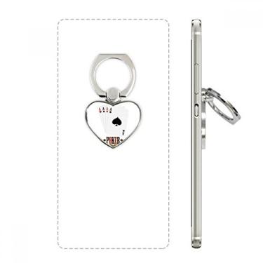 Imagem de Suporte universal de anel de telefone com estampa de coração Spade Diamond Club