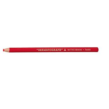 Imagem de Lapis Dermatográfico 7600, Uni-ball, Vermelho, Caixa com 12 unidades