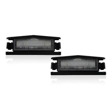 Imagem de MALOOS 2x Luzes de placa de carro de LED branco Canbus Auto Tag Lamps Para Mazda MX-5 Miata 2016-Up OEM D09H51270 D09H51270A