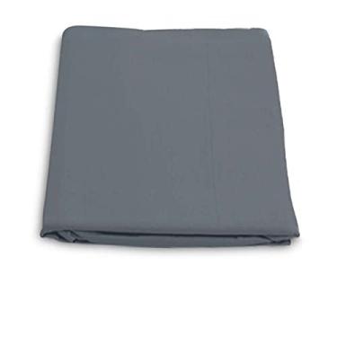 Imagem de Lençol Com Elástico Kacyumara Avulso Satinee 300 Fios - 100% Algodão - Silver 4561 - Casal 40