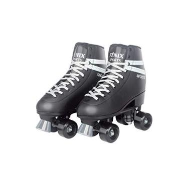 Imagem de Patins Quatro Rodas Roller Skate Fenix Preto