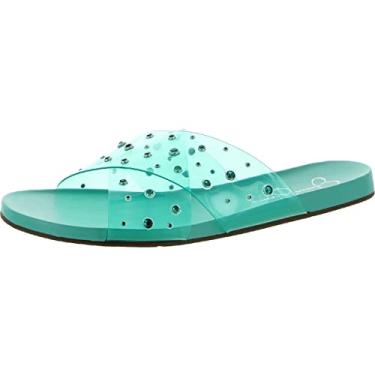 Imagem de Jessica Simpson Sandália rasteira feminina Tislie, Seabreeze, 6.5