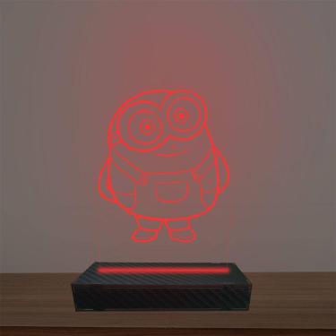 Imagem de Luminária Led 3d Minion Abajur Luxo