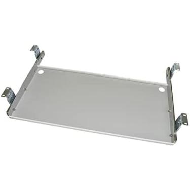 Imagem de Bandeja Para Teclado Sob A Mesa, Material Totalmente Metálico, Plataforma De 23 Polegadas, Organizador De Gavetas Para Computador, Casa, Escritório, Garagem, Ferramenta De Armazenamento,Branco,Str