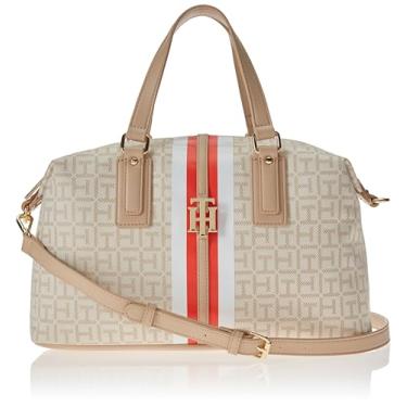 Imagem de Tommy Hilfiger Bolsa tiracolo feminina Jaden, Marfim/pedra argilada, One Size, Bolsa tiracolo Jaden