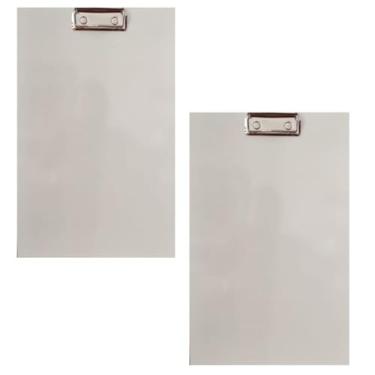 Imagem de Prancheta A4 Lousa Portátil Oficio Eucatex c/Prendedor Kit com 2 Unidades Gv Office