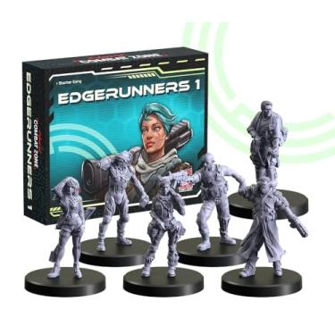 Imagem de Monster Fight Club Cyberpunk Red Combat Zone Miniatures Expansion: Edgerunners 1 Starter Gang
