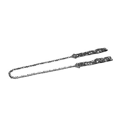 Imagem de Motosserra manual, motosserra de bolso para jardinagem mini portátil 61 cm 33 dentes, leve, compacta, cor camuflada para jardinagem para caça para atividades ao ar livre