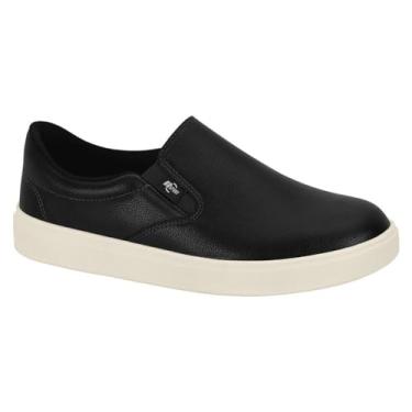 Imagem de Tenis Casual Masculino Slip On BRsport Napa Moda Confortavel Cor:Preto;Tamanho:42
