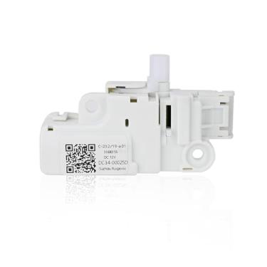 Imagem de DC34-00025D DC12V Interruptor de fechadura de porta de arruela, peças de substituição da fechadura da porta do meio da máquina de lavar para Samsung