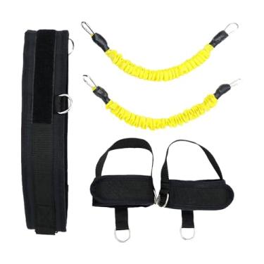 Imagem de Dynwave Conjunto de faixas de resistência para boxe, equipamento de treino, treino para boxe, futebol, yoga, artes marciais, amarelo 30 libras
