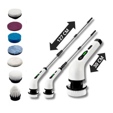 Imagem de Esfregão Elétrico 7 Em 1 Escova De Limpeza 360 Giratória Mop