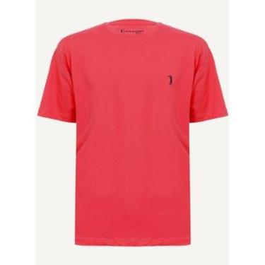 Imagem de Camiseta Rosa Escuro Lisa Aleatory-Masculino