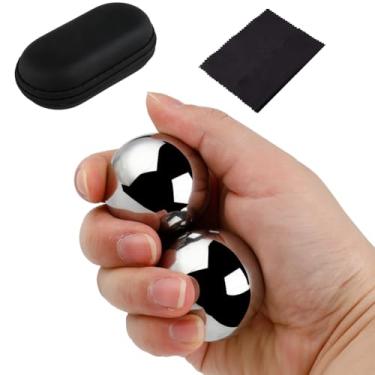 Imagem de Bolas chinesas Baoding para mão: Bolas de meditação de 3 mm e 300 g para exercícios