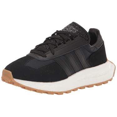 Imagem de adidas Retropy E5 Tênis de skate unissex infantil, Preto/Preto/Preto, 6.5 Big Kid