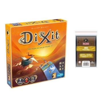 Imagem de Kit Dixit 2 Edicao Galápagos Jogos + Sleeves Gold Shield Bucaneiros