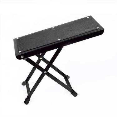 Imagem de Apoio de Pé Para Músico APV-100 Voik com Regulagem de Altura Preto