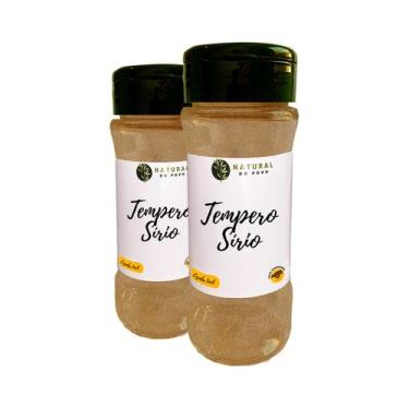 Imagem de Tempero Importado Sírio Qualidade Premium Pote com Dosador Kit 2 60g  