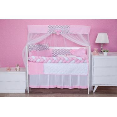 Imagem de Kit berço para quarto do bebê padrão/americano completo 11 peças - men